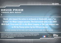 David Price 2014 Topps Jersey Card