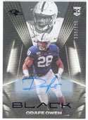 Odafe Oweh Autographed 2021 Panini Black Rookie Card #156