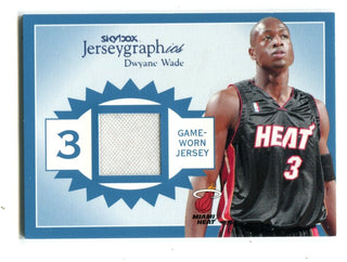 Dwyane Wade Fleer Skybox Jerseygraphics #jdw2 /350