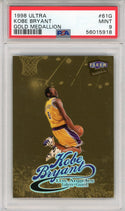 Kobe Bryant 1998 Fleer Ultra Gold Medallion Card #61G (PSA)