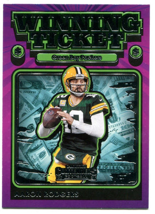 Aaron Rodgers Panini Contenders Winning Ticket 2021