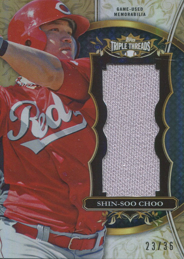 Shin-Soo Choo 2013 Topps Jersey Card #23/36