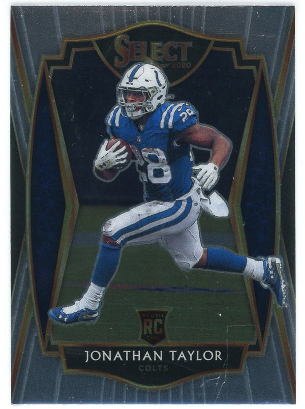 Jonathan Taylor 2020 Panini Select Premier Level Rookie Card #153