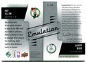 Ray Allen Larry Bird Upper Deck Emulation Duel Jersey Patch