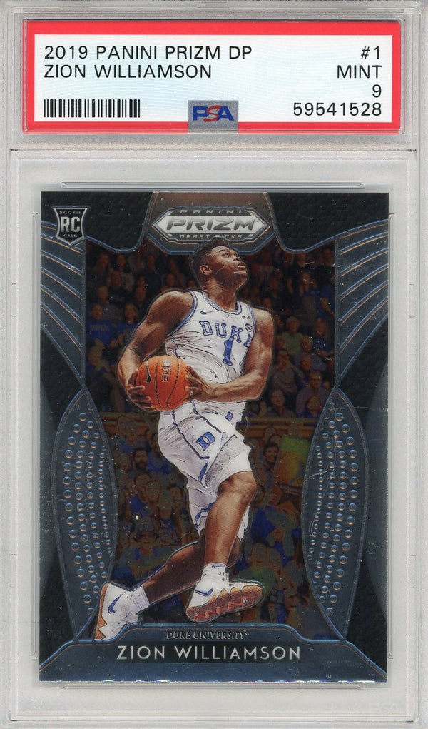 Zion Williamson 2019 Panini Prizm Draft Pick Rookie Card #1 (PSA)