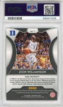 Zion Williamson 2019 Panini Prizm Draft Pick Rookie Card #1 (PSA)