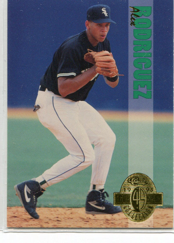 Alex Rodriguez 1993 Classic Four Sport Collection Rookie Card