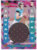 Trevor Lawrence 2021 Panini Illusions Instant Impact Rookie Patch Card #II-TL