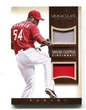 Aroldis Chapman 2014 Panini Immaculate Collection #54 Jersey Card 10/99