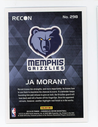 Ja Morant 2019-20 Panini Chronicles Pink Recon #298 RC