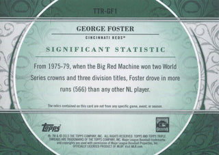 George Foster 2013 Topps Card #14/18