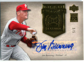 Jim Bunning Autographed 2005 Upper Deck Card