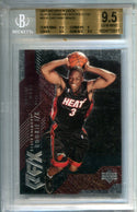 Dwyane Wade 2003-04 Upper Deck Black Diamond Rookies F/X #BD5 (BGC 9.5)