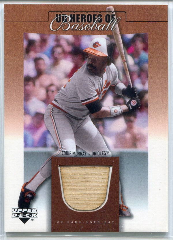 Eddie Murray 2001 Upper Deck Bat Card