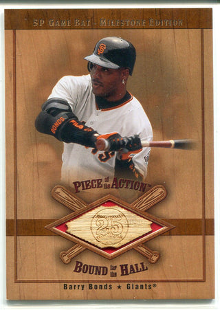 Barry Bonds 2001 Upper Deck Sp Bat Card