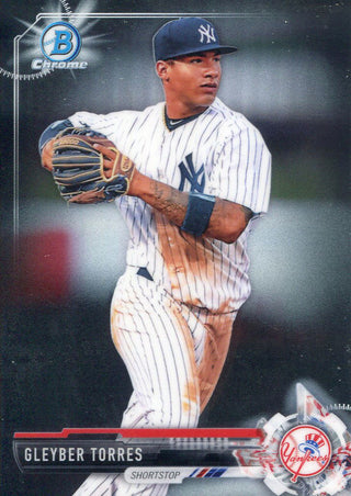 Gleyber Torres 2017 Bowman Chrome Rookie Card