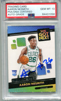 Aaron Nesmith 2020-21 NBA Hoops We Got Next #14 PSA Auto GEM MT 10 RC