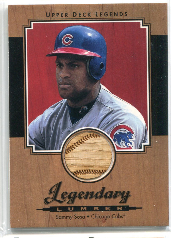 Sammy Sosa 2001 Upper Deck Bat Card