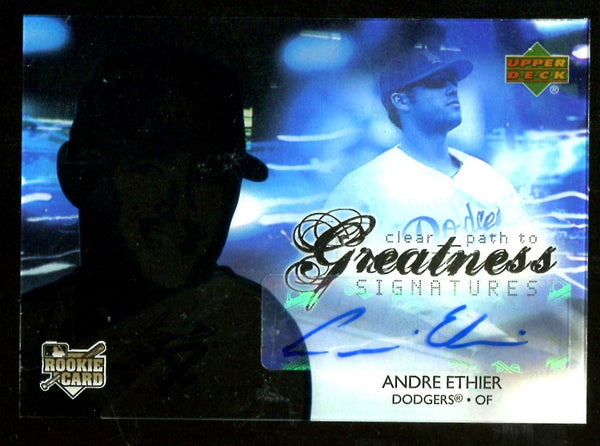 Andre Ethier 2006 Autographed Rookie Card