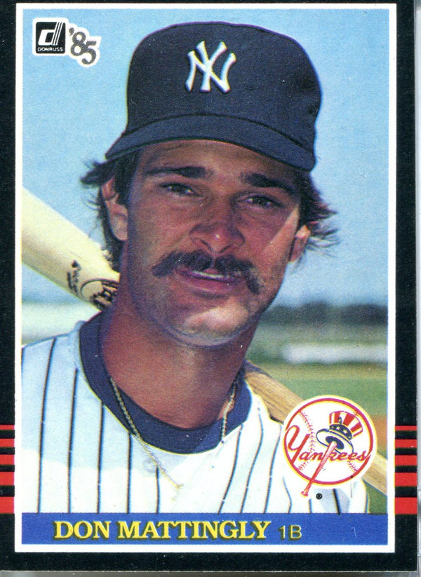 Don Mattingly 1985 Donruss Unsigned Card