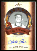 Pete Rose 2011 Leaf Award Winners Autographed Card #20/27