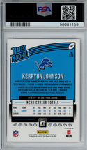 Kerryon Johnson 2018 Panini Donruss Optic Grade 9 Card #170