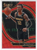 Ja Morant 2020-21 Panini Select Courtside Red Prizm Card #255