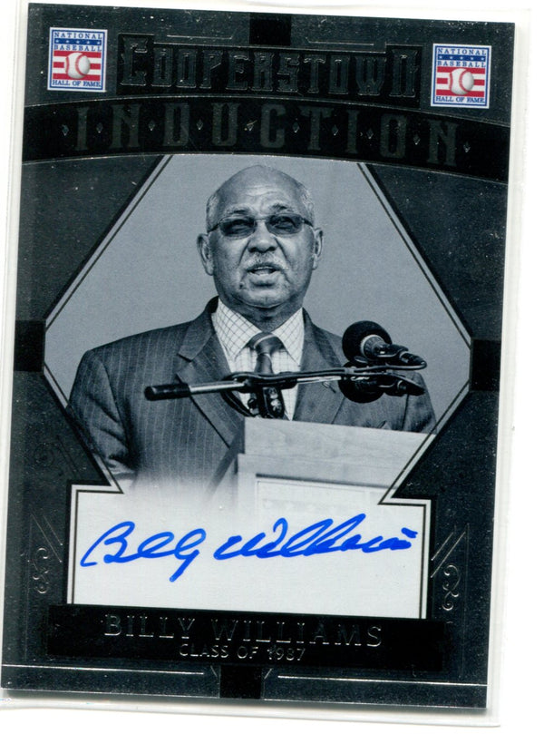 Billy Williams Panini Cooperstown autographed card