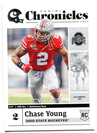 Chase Young 2020 Panini Chronicles Draft Picks Rookie Card