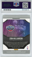 Zion Williamson 2019 Panini Prizm Fireworks Silver Rookie Card #26 (PSA)