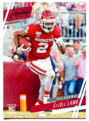 CeeDee Lamb 2020 Panini Chronicles Draft Picks Prestige Rookie Card