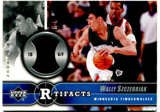 Wally Szczerbiak 2004 Upper Deck R-tifacts Jersey Card