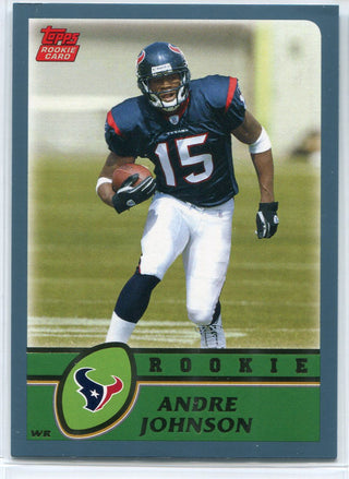 Andre Johnson 2003 Topps Rookie Card