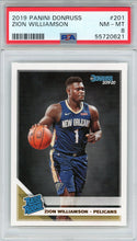 Zion Williamson 2019 Panini Donruss Rookie Card #201 (PSA)