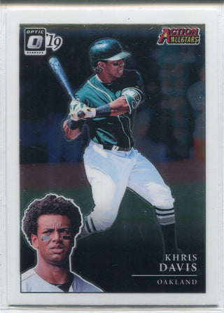 Khris Davis 2019 Donruss Optic Action All-Stars Insert Card