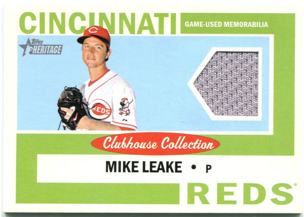 Mike Leake Topps Heritage Clubhouse Collection Jersey Card