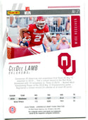 CeeDee Lamb 2020 Panini Chronicles Draft Picks Prestige Rookie Card