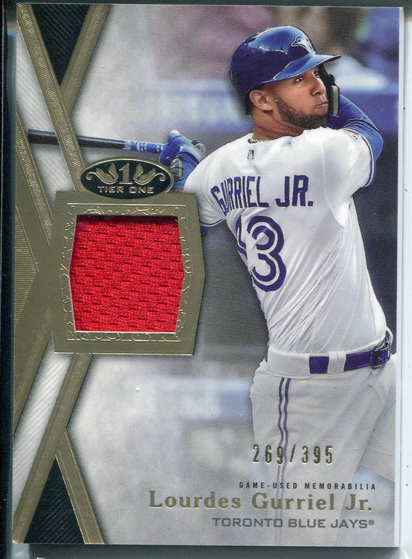 Lourdes Gurriel Jr. 2020 Topps Tier One Relic Card 269/395