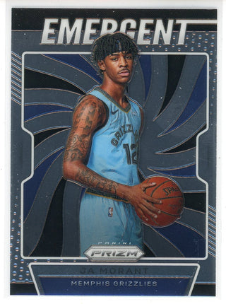 Ja Morant 2019-20 Panini Prizm Emergent Rookie Card #17