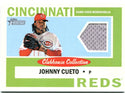 Johnny Cueto Topps Heritage Clubhouse Collection Jersey Card