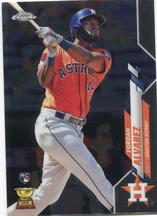 Yordan Alvarez 2020 Topps Chrome Rookie Card #200