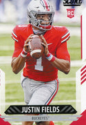 Justin Fields 2021 Panini Score Rookie Card