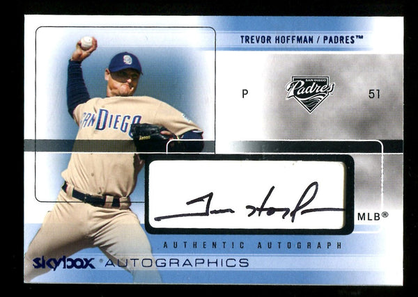 Trevor Hoffman 2005 Fleer Skybox Autographed Card