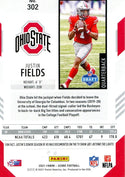 Justin Fields 2021 Panini Score Rookie Card