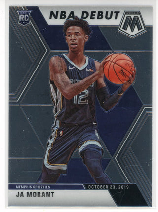 Ja Morant 2019-20 Panini Mosaic NBA Debut Rookie Card #274