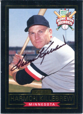 Harmon Killebrew Autographed 1999 Hillshire Farms Home Run Heroes Card