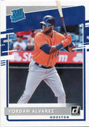 Yordan Alvarez 2020 Panini Donruss Rated Rookie Card #45