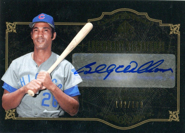 Billy Williams Autographed 2007 Upper Deck Sp Card