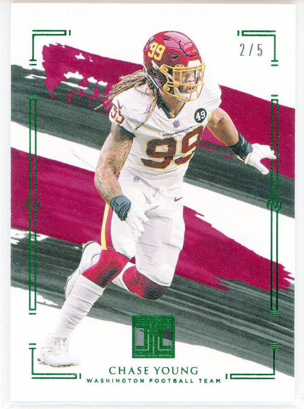 Chase Young 2021 Panini Impeccable Card #100