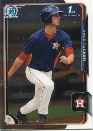 Kyle Tucker 2015 Bowman Chrome Rookie Card #75